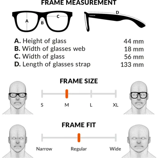 Leech Sonnenbrille/Polbrille Intro ATW6 Red – Bild 3