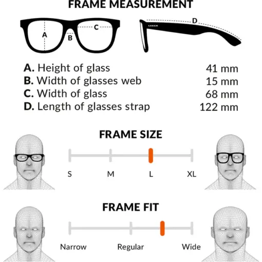 Leech Sonnenbrille/Polbrille Intro ATW2 Black, Copper oder Yellow – Bild 3