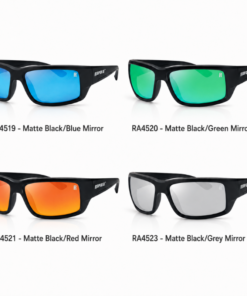 Rapala Sonnenbrille Amberjack Matte Black Mirror (verschiedene Farben)